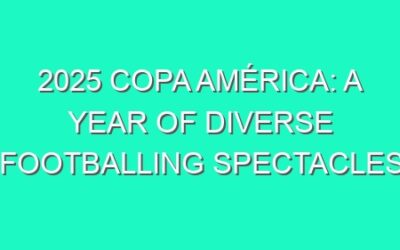 2025 Copa América: A Year of Diverse Footballing Spectacles
